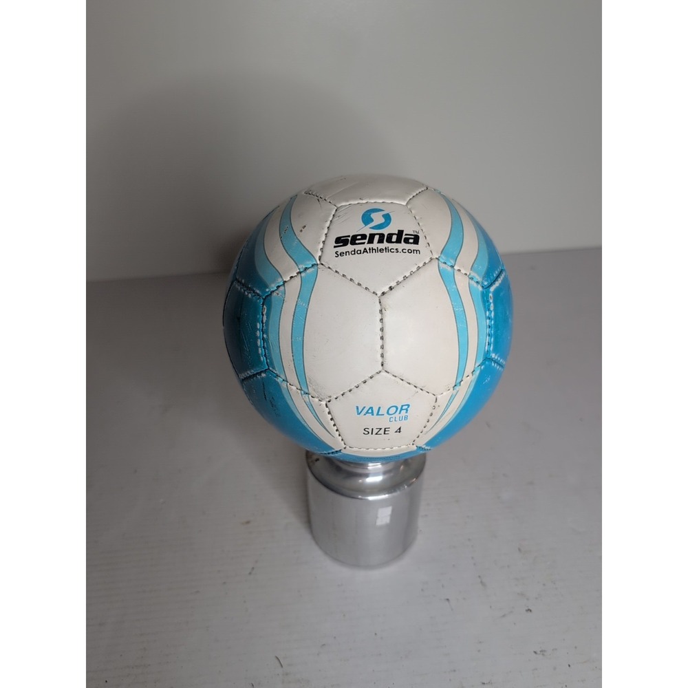 Senda Athletics Valor Club Soccer Futbol Ball Size 4 Blue White